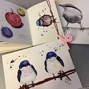 Mein Kursprojekt: Illustriere Vögel mit expressiven Aquarelltechniken. Un proyecto de Ilustración tradicional, Pintura a la acuarela, Dibujo realista e Ilustración naturalista				 de Sandra - 25.05.2021