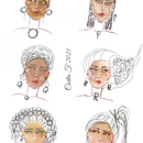 ABC-jewels. Traditional illustration, and Fine Arts project by Cecilia Friggieri - 05.25.2021