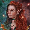 Areldhel dungeons and dragons. Un proyecto de Ilustración tradicional, Dibujo, Ilustración digital, Dibujo de Retrato, Dibujo digital y Pintura digital de marsanta007 - 26.05.2021