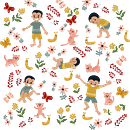 My project in Vector Pattern Illustration for Beginners course @saratomate. Un proyecto de Diseño, Ilustración tradicional, Pattern Design y Estampación de Shalini Soni Mazumdar - 18.05.2021