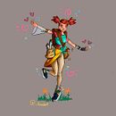 My project in Digital Painting for Characters: Color and Light course, called "Always Joyful to share the Good News". Un projet de Illustration traditionnelle, Conception de personnages, Illustration numérique , et Peinture numérique de Melina - 26.02.2021