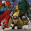 Mi Proyecto del curso: Ilustración digital de fantasía y ciencia ficción. Projekt z dziedziny Trad, c, jna ilustracja, Ilustracja c i frowa użytkownika carlos cornejo rodriguez - 25.05.2021