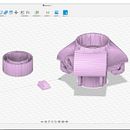 Mi Proyecto del curso: Introducción al diseño e impresión en 3D tripode de telescopio. Un progetto di 3D, Design industriale, Product design, Modellazione 3D e Progettazione 3D di Marco Miguel Rubio Amezquita - 16.05.2021
