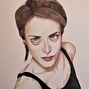 Mein Kursprojekt: Aquarellporträt mit fotografischem Vorbild. Projekt z dziedziny Trad, c, jna ilustracja, Malowanie akwarelą i Portret użytkownika Vanessa - 27.05.2021