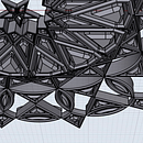 313 parts in fourteen-fold rosettes. Pattern Design projeto de Tha B - 03.09.2020
