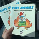 Cute animals coloring book. Een project van Traditionele illustratie, Ontwerp van personages y Stripboek van Aset Mammedli - 09.04.2021