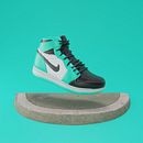 Nike jordan air 3D. 3D, and Design project by Javier Comellas - 05.28.2021