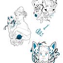 Il mio progetto del corso: Design di tatuaggi d’autore con Procreate Ein Projekt aus dem Bereich Traditionelle Illustration, Grafikdesign, Zeichnung, Digitale Illustration, Tattoodesign und Digitale Zeichnung von Nicol Costa - 28.05.2021
