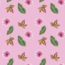 Meu projeto do curso: Aquarela botânica para estampados. Un progetto di Illustrazione tradizionale, Pattern design, Pittura ad acquerello e Illustrazione botanica di Carol Silvestrini - 28.05.2021