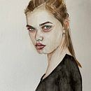 Mi Proyecto del curso: Retrato en acuarela a partir de una fotografía . % Ninoska Gonzàlez Cova tarafından hazırlanan Geleneksel illüstras, on, Sulubo, a Resim, Ve Portre Çizimi projesi - 05.29.2021