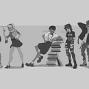 Mi Proyecto del curso: Introducción al diseño de personajes para animación y videojuegos Ein Projekt aus dem Bereich Traditionelle Illustration, Animation, Design von Figuren, Videospiele und Design für Videospiele von Beatriz Nogales Cruz - 29.05.2021