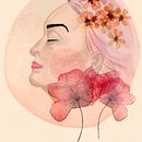 Woman. Traditional illustration, Vector Illustration, Digital Illustration, and Portrait Drawing project by laetitia44 - 05.30.2021