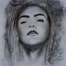 Meu projeto do curso: Retrato artístico com carvão vegetal: criando atmosferas. Projekt z dziedziny Trad, c, jna ilustracja,  Sztuki piękne,  R, sunek, Portret, R, sunek realist, czn,  R, sunek art, st i czn użytkownika Leticia Fagundes - 31.05.2021