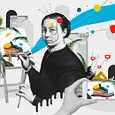 Illustrations for the May issue of Fast Company Magazine. Editorial Design, Graphic Design, Traditional illustration, and Collage project by ivan Rodriguez Garcia - 05.01.2021