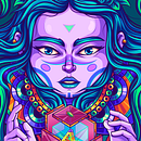 Harmonia. Ilustração tradicional, Ilustração vetorial, Ilustração digital, e Desenho projeto de Andy Velásquez - 29.12.2020