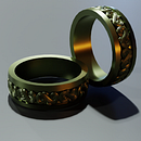 Anillos 3D hechos en blender. 3D, and Design project by Alejandro Galindo Valencia - 12.16.2020