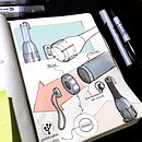 Mi Proyecto del curso: FLASHLIGHT @mateoadriel.id. Design, Esboçado, e Sketchbook projeto de Mateo Lucente - 01.06.2021