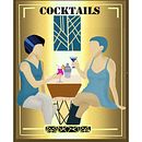 My project in Art Deco Style for Digital Illustration course. Traditional illustration, Poster Design, and Digital Illustration project by Trex winter - 06.02.2021