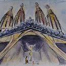 Mi Proyecto del curso: Dibujo arquitectónico con acuarela y tinta . Membuat sketsa, Menggambar, Lukisan Cat Air, Ilustrasi Arsitektur, Buku sketsa & Ilustrasi Tinta proyek oleh Maximo Molinelli - 05.27.2021