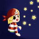 Cuikiki y las estrellas Ein Projekt aus dem Bereich Traditionelle Illustration, Kinderillustration und Digitale Zeichnung von Nuria Flores Sola - 02.06.2021