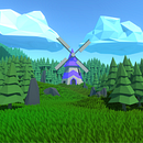 Mi Proyecto del curso: Modelado de escenarios low poly para videojuegos. Un progetto di 3D e Modellazione 3D di Daniel Felipe Castillo Gallo - 04.06.2021