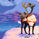 Long cold lonely winter Ein Projekt aus dem Bereich Traditionelle Illustration und Pixel Art von Daniel Hernández - 26.12.2019