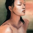 Watercolor Portrait. Un proyecto de Ilustración tradicional de beatriz_ibarrett - 04.06.2021