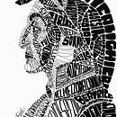 My project in Hand-Drawn Typographic Portrait course. Traditional illustration, T, pograph, and Digital Illustration project by Laura Pagni - 06.04.2021