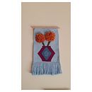 Meu projeto do curso: Tapeçaria com tear de pente liço. Projekt z dziedziny Craft,  Dekoracja wnętrz i  Tkactwo użytkownika Ana Sofia C. - 05.06.2021