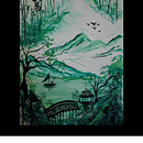 Fantasy Watercolor Landscapes. Un projet de Aquarelle, Peinture , et Peinture gouache de Dj Moon - 05.06.2021