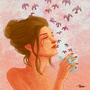 Meu projeto do curso: Técnicas de ilustração com aquarela digital Ein Projekt aus dem Bereich Traditionelle Illustration, Digitale Illustration, Aquarellmalerei, Porträtzeichnung und Digitale Zeichnung von Elielton Luiz - 04.05.2021