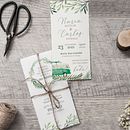Invitación de boda - Estilo rústico Ein Projekt aus dem Bereich Design und Grafikdesign von Nieves Blecua - 06.06.2021
