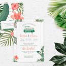 Invitación de boda - Tropical Ein Projekt aus dem Bereich Design und Grafikdesign von Nieves Blecua - 06.06.2021