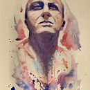 Mi Proyecto del curso: Retrato artístico en acuarela. Artes plásticas, Pintura, Pintura em aquarela, e Desenho de retrato projeto de Christian O. Araneda - 06.06.2021