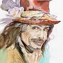 My project in Illustrated Portrait in Watercolor course. Projekt z dziedziny Trad, c, jna ilustracja,  Sztuki piękne,  Malarstwo,  R, sunek, Malowanie akwarelą, Portret,  R, sunek art, st i czn użytkownika Alena Škutchanová - 06.06.2021