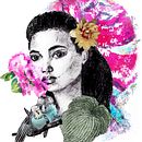 My project in Portrait Illustration with Analog and Digital Techniques course Ein Projekt aus dem Bereich Traditionelle Illustration, Bleistiftzeichnung, Zeichnung, Digitale Illustration, Aquarellmalerei, Porträtzeichnung und Realistische Zeichnung von Sandra Flickstein - 06.06.2021