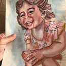 Mi Proyecto del curso: Retrato artístico en acuarela. Artes plásticas, Pintura, Pintura em aquarela, e Desenho de retrato projeto de Pilar Navarrete - 08.06.2021