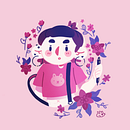Meu projeto do curso: Retrato ilustrado com elementos botânicos. Un projet de Illustration traditionnelle, Illustration numérique, Illustration botanique , et Dessin numérique de maruartbox - 08.06.2021
