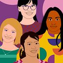 THIRTY PORTRAITS OF WOMEN WORKING AT AWS. Un proyecto de Ilustración tradicional de Aurélia Durand - 09.06.2021