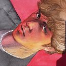 Mi Proyecto del curso: Retrato artístico en acuarela. Artes plásticas, Pintura, Pintura em aquarela, e Desenho de retrato projeto de Alejandra - 09.06.2021