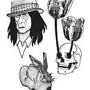 Meu projeto do curso: Desenho de tatuagem blackwork. Ilustração tradicional, Ilustração digital, e Desenho de tatuagens projeto de Ariadne Alves - 28.06.2021