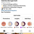 Blog unacomoquiera . % Valentina Barragán Goñi tarafından hazırlanan İletişim, Metin, azarlığı, Hika, e anlatımı, Instagram, İçerik Pazarlaması, Ve Anlatı projesi - 06.11.2021