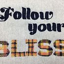 My project in Embroidered Letters: Thread as a Graphic Tool course. Bordado projeto de Laura Villamil - 11.06.2021