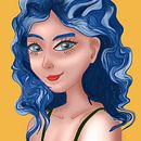 Meu projeto do curso: Retrato de personagens femininas com Procreate. Un proyecto de Ilustración tradicional, Ilustración digital y Dibujo digital de Gabriel Albuquerque Barros - 11.06.2021