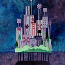 Il mio progetto del corso: Illustrazione di storie con la carta :"Isaura, la città dai mille pozzi"" . Colaj de paola_acomanni - 06.12.2021