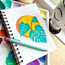 Monstera Deliciosa in gouache. Traditional illustration project by anayari78 - 06.12.2021