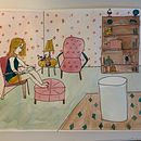 My project in Exploratory Sketchbook: Find Your Drawing Style course. Un progetto di Illustrazione tradizionale, Bozzetti, Creatività, Disegno, Pittura ad acquerello, Sketchbook e Pittura gouache di Sarah P - 12.06.2021