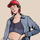 My project in Dynamic Character Illustration course. Projekt z dziedziny Trad, c, jna ilustracja, Projektowanie postaci, Komiks, Kreat, wność,  R, sunek, R, sunek c, frow i Manga użytkownika Glenda Medina Gómez - 11.06.2021