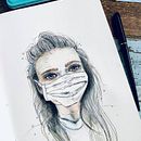 Selfie. Een project van Traditionele illustratie van sigrunlinda - 14.06.2021
