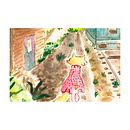 Esperando el tren Ein Projekt aus dem Bereich Traditionelle Illustration, Zeichnung und Aquarellmalerei von Mayra Prieto Ballen - 15.06.2021